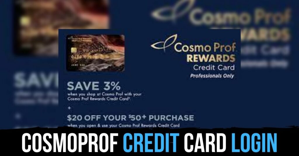 Cosmoprof Credit Card Login