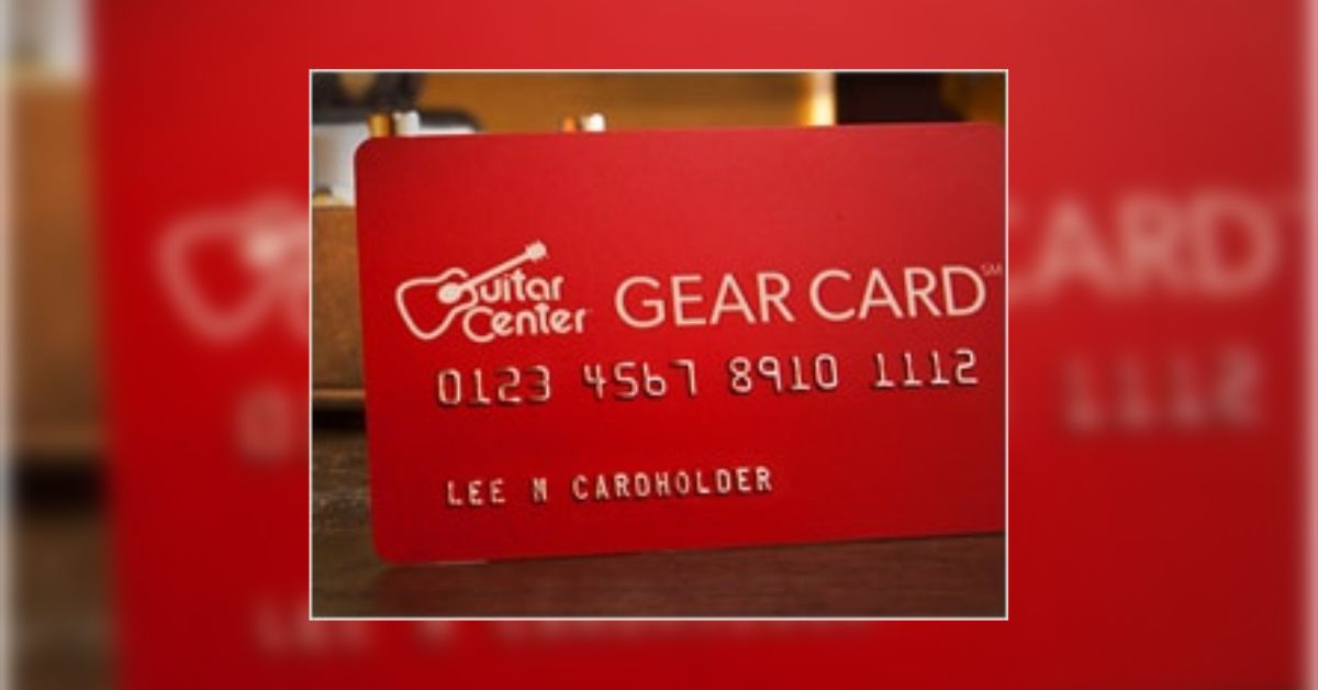 Guitar Center Credit Card Login
