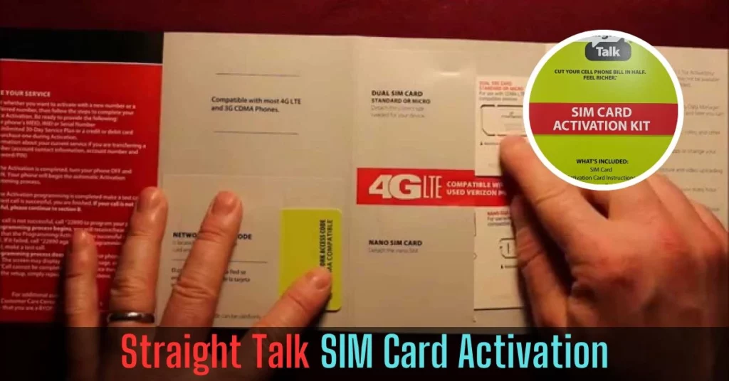 Straight Talk SIM Card Activation