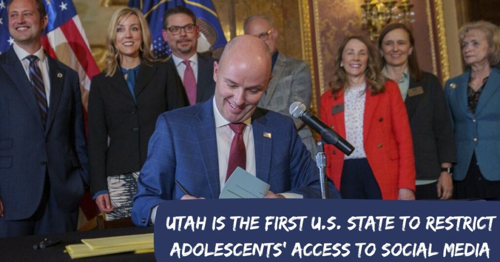 Utah is the First U.s. State to Restrict Adolescents' Access to Social Media