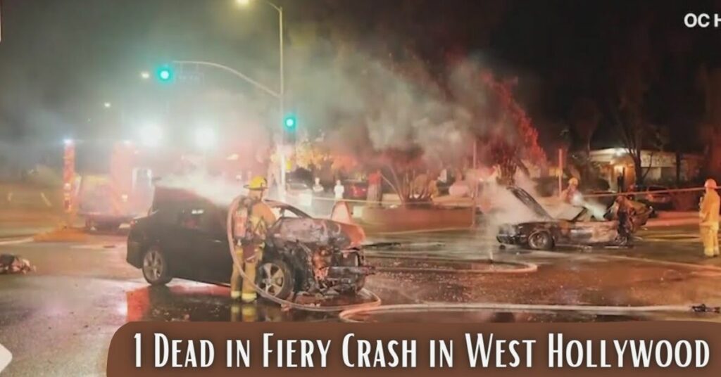 1 Dead in Fiery Crash in West Hollywood (1)
