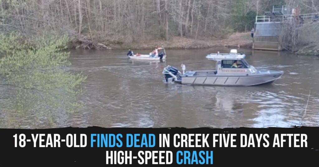 18-year-old Finds Dead in Creek Five Days After High-speed Crash