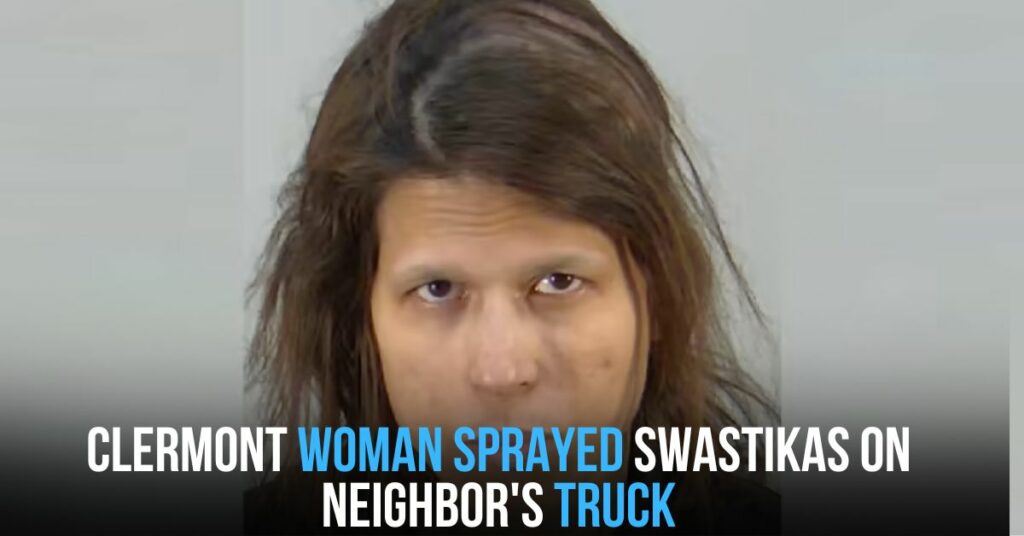 Clermont Woman Sprayed Swastikas on Neighbor's Truck
