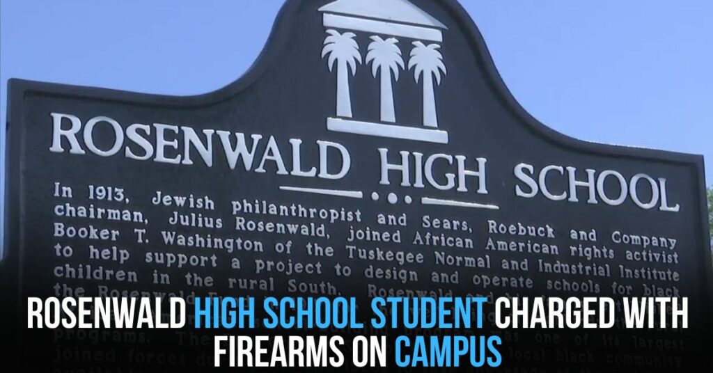 Rosenwald High School Student Charged With Firearms on Campus