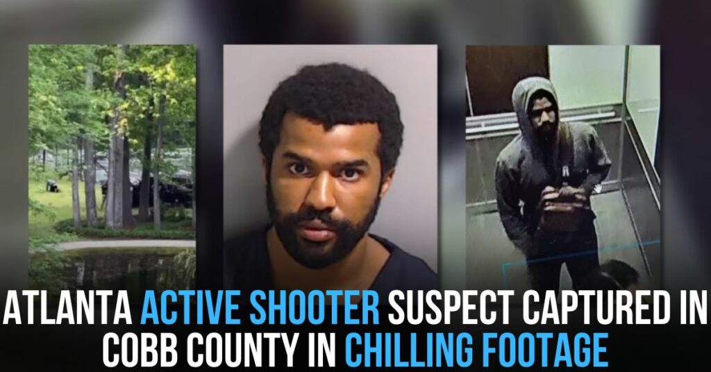 Atlanta Active Shooter Suspect Captured in Cobb County in Chilling Footage