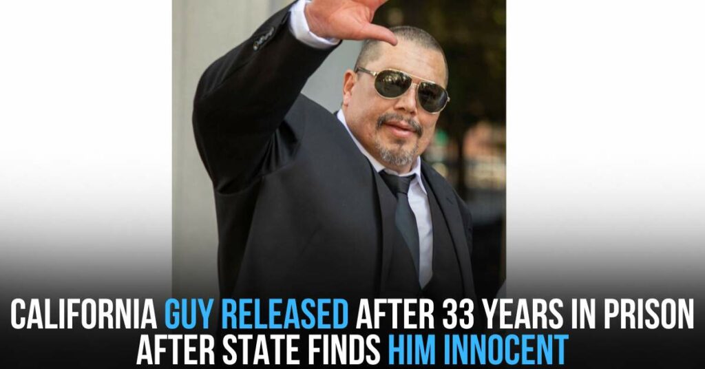 California Guy Released After 33 Years in Prison After State Finds Him Innocent