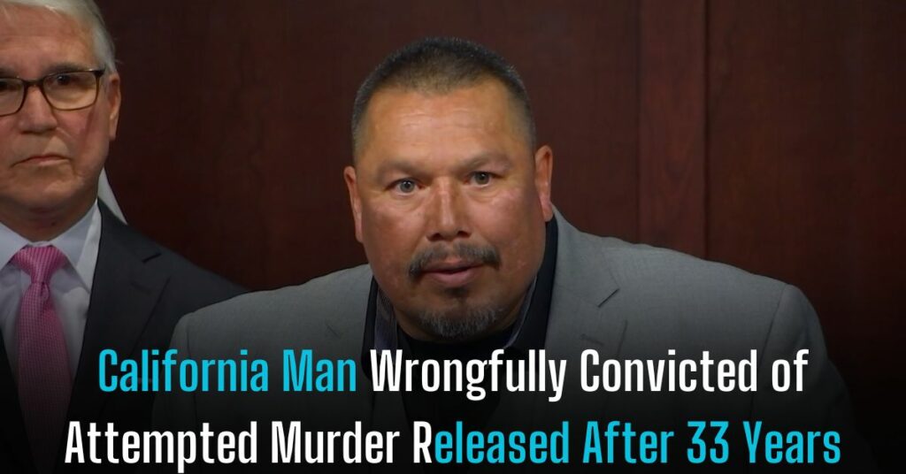 California Man Wrongfully Convicted of Attempted Murder Released After 33 Years