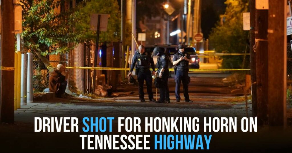 Driver Shot for Honking Horn on Tennessee Highway