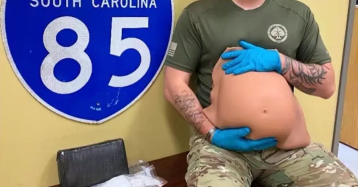 Couple Arrested After Drugs Fall From Suspect's Fake Pregnant Belly