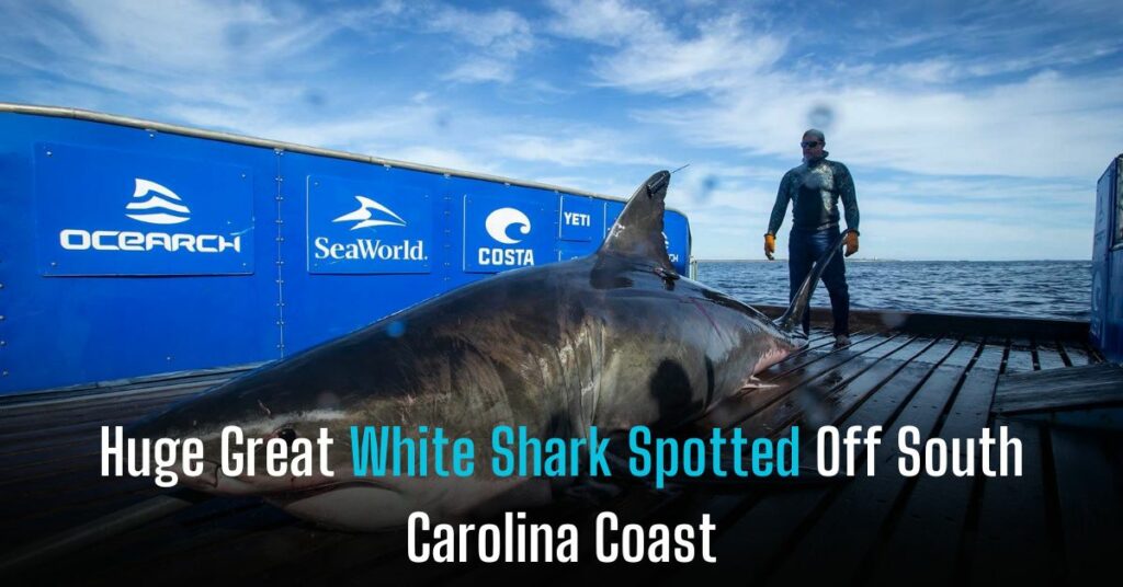 Huge Great White Shark Spotted Off South Carolina Coast