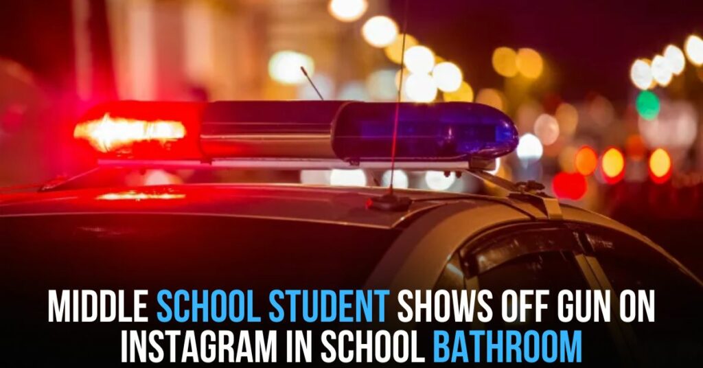 Middle Schooler Posts Gun Selfie on Instagram in School Bathroom