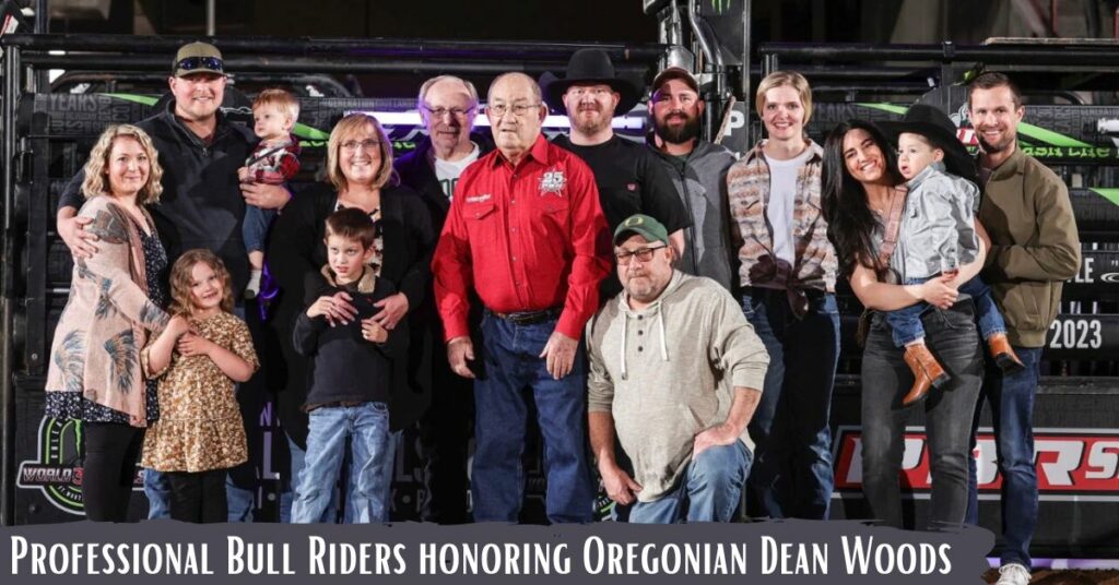 Professional Bull Riders honoring Oregonian Dean Woods