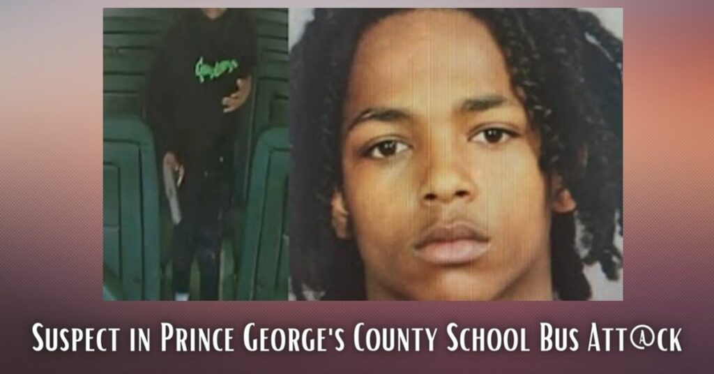 Suspect in Prince George's County School Bus Att@ck