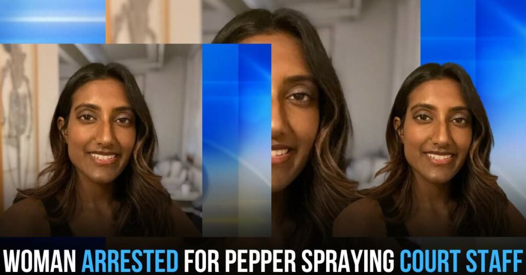 Woman Arrested for Pepper Spraying Court Staff