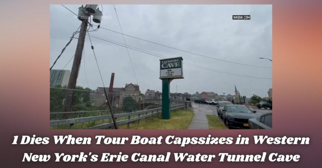 1 Dies When Tour Boat Capssizes in Western New York's Erie Canal Water Tunnel Cave