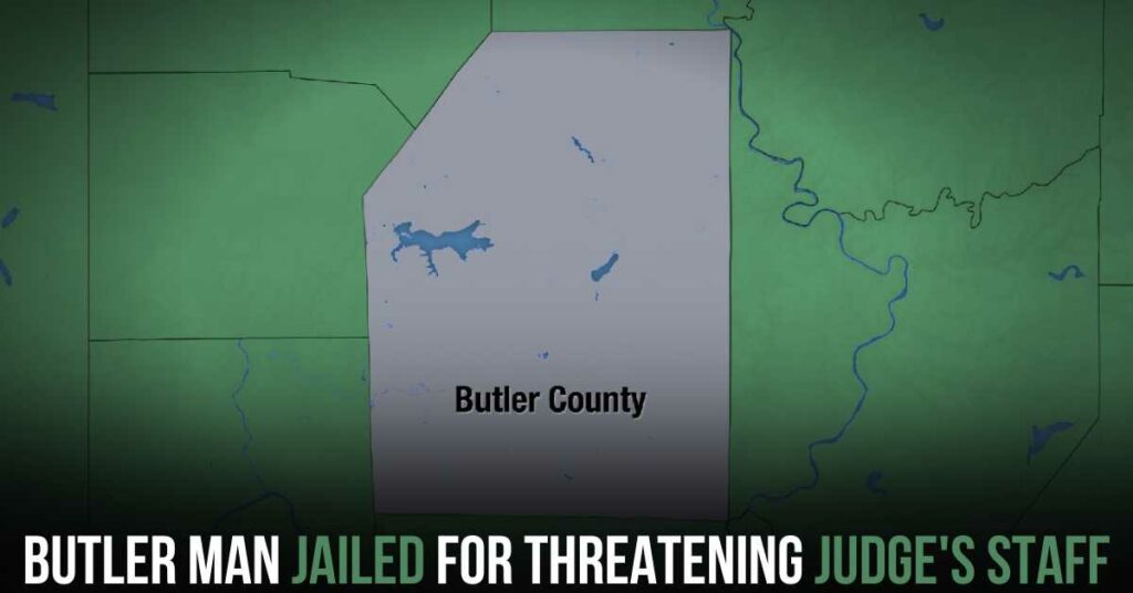 Butler Man Jailed for Threatening Judge's Staff