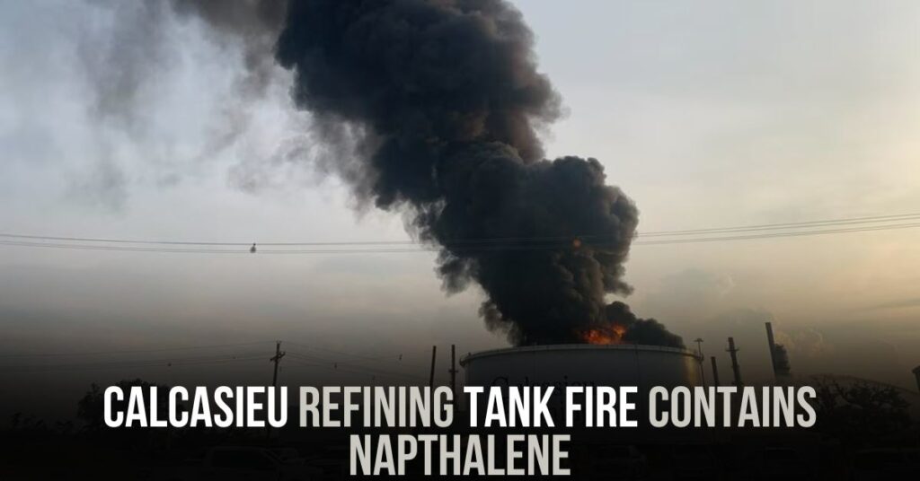 Calcasieu Refining Tank Fire Contains Napthalene