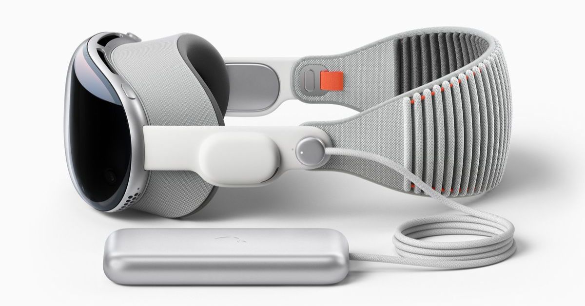 Design of the Apple Vision Pro AR/VR headset
