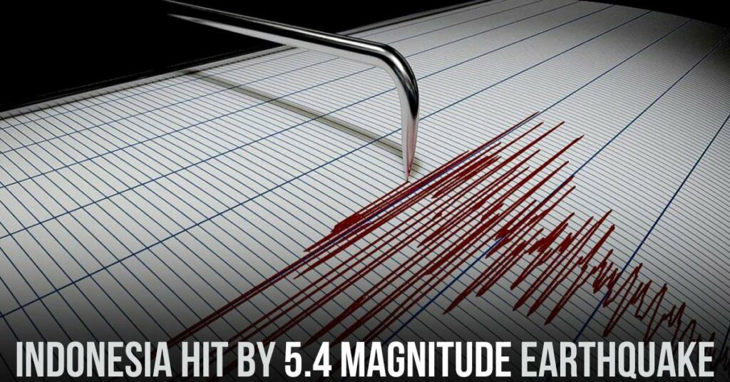 Indonesia Hit by 5.4 Magnitude Earthquake