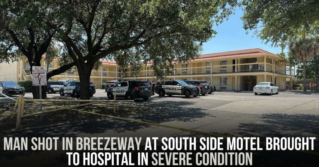 Man Shot in Breezeway at South Side Motel Brought to Hospital in Severe Condition