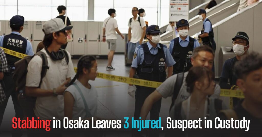 Stabbing in Osaka Leaves 3 Injured, Suspect in Custody