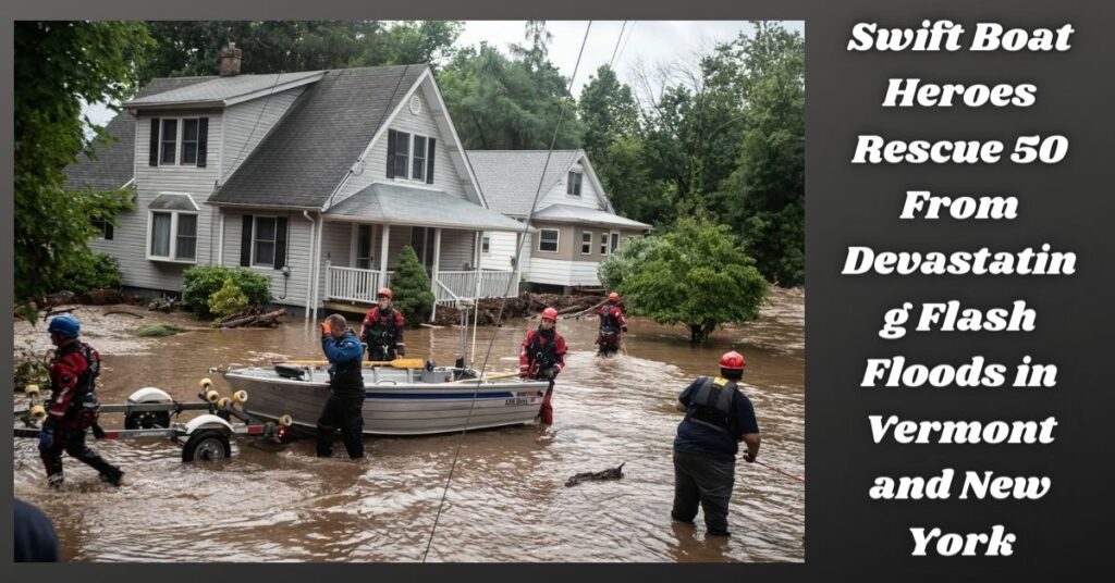 Swift Boat Heroes Rescue 50 From Devastating Flash Floods in Vermont and New York