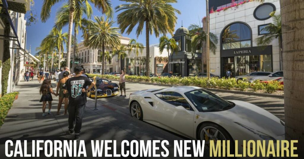 California Welcomes New Millionaire