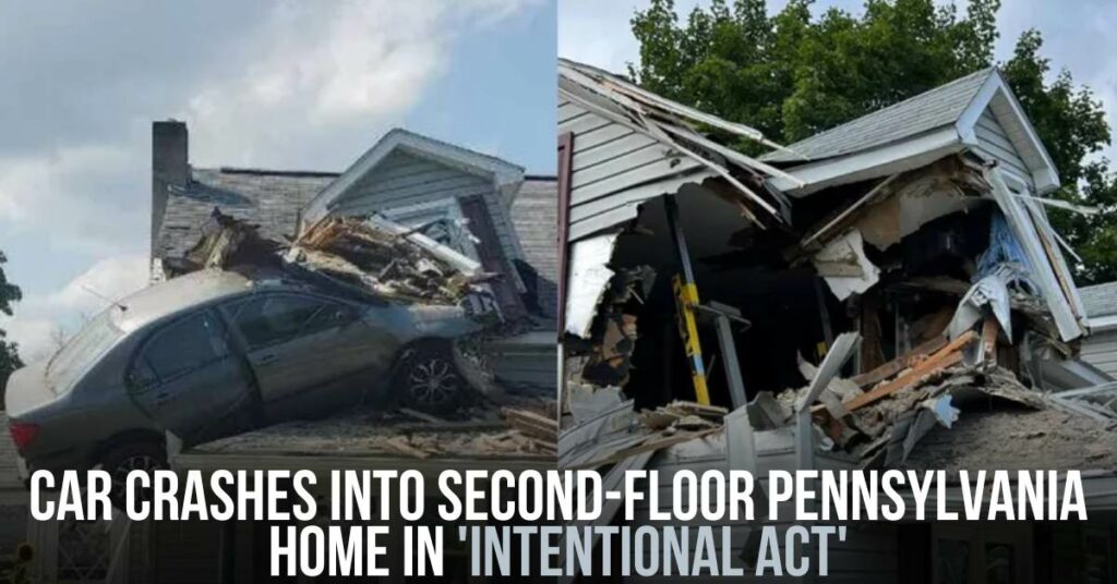 Car Crashes into Second-Floor Pennsylvania Home in 'Intentional Act'