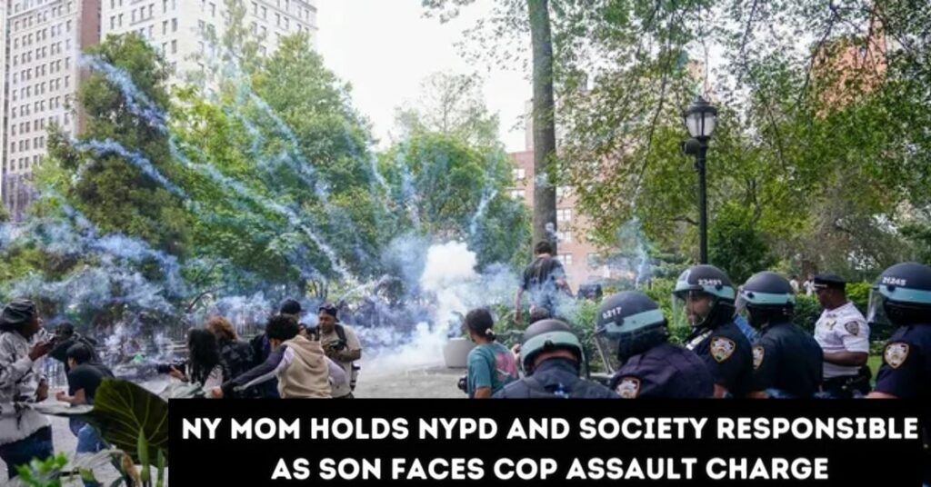 NY Mom Holds NYPD and Society Responsible as Son Faces COP Assault Charge
