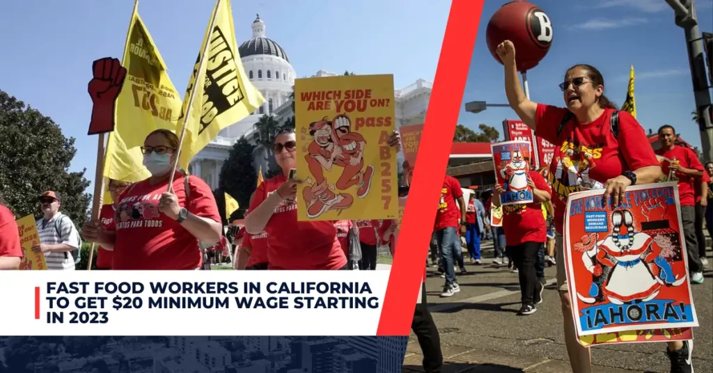Fast Food Workers in California to Get $20 Minimum Wage Starting in 2023
