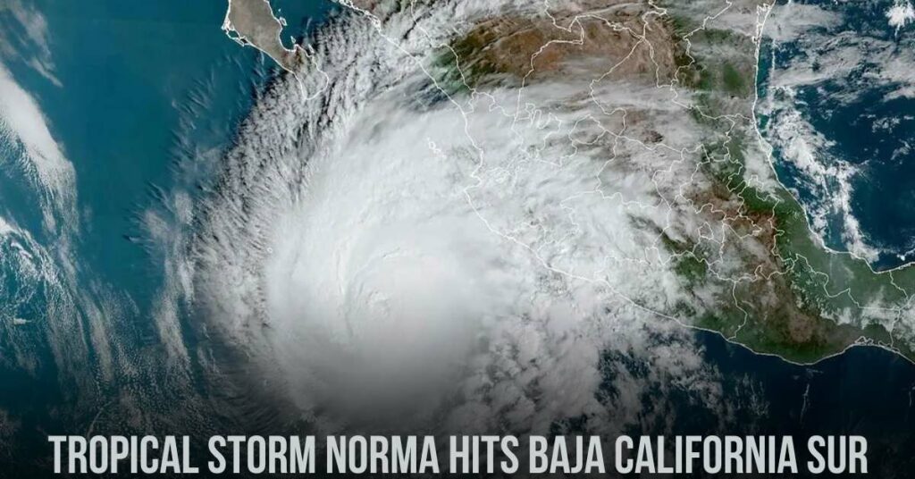 Tropical Storm Norma Hits Baja California Sur