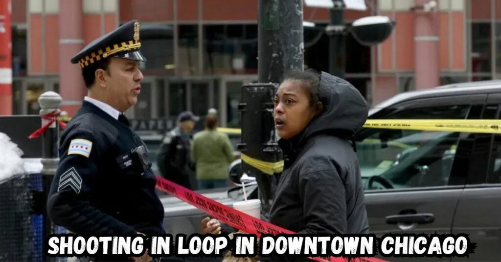 Shooting in Loop in Downtown Chicago